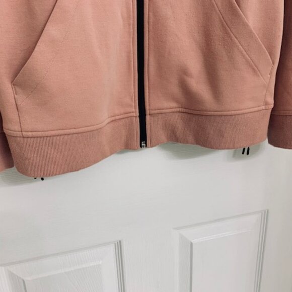 Chico's medium zip up jacket with mesh zippered sides - Picture 5 of 11